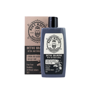 Men's Master detox šampon za prevenciju peruti i opadanja kose Aktivni ugljen Čičak 260ml