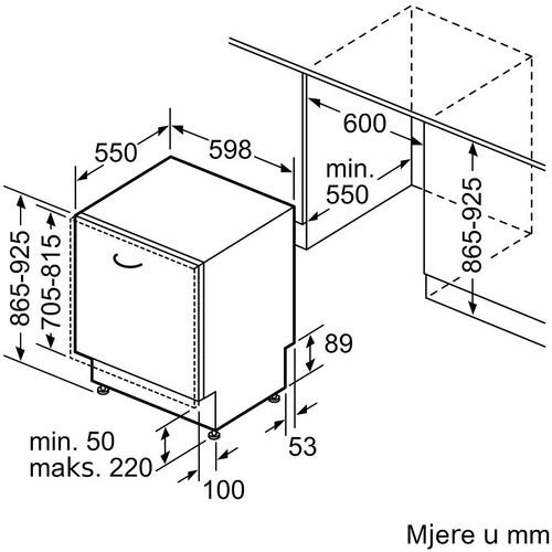 Bosch perilica posuđa SBH6ZCX42E slika 8