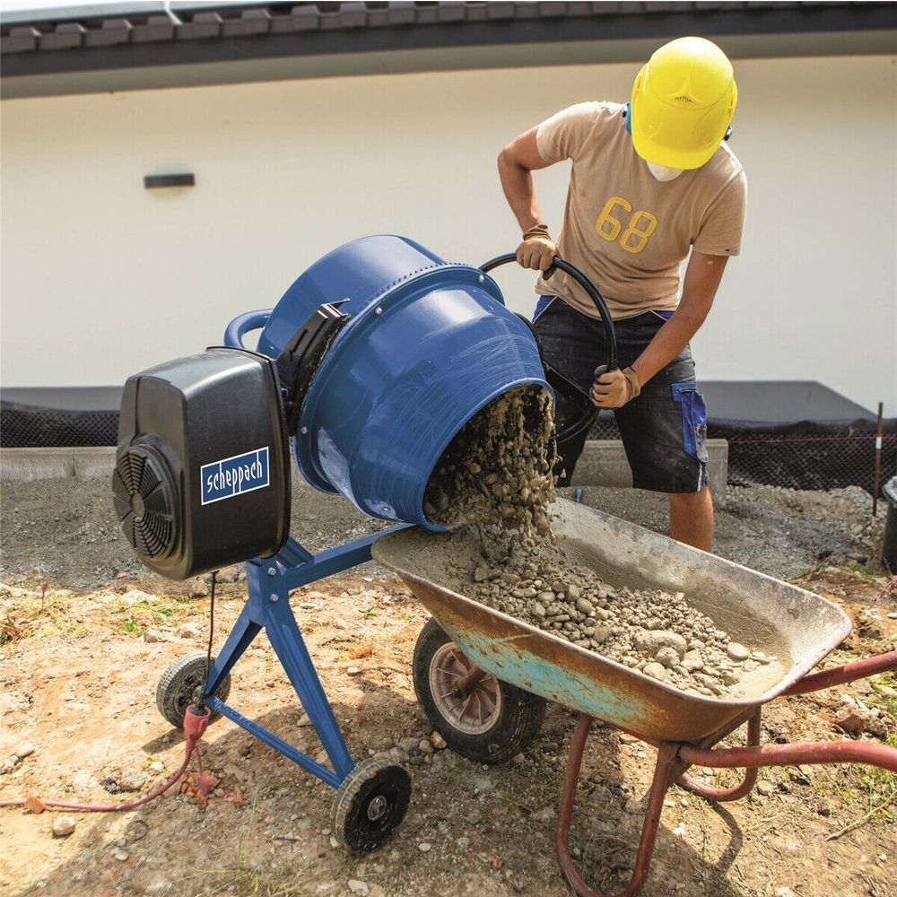 Scheppach mješalica za beton 125L MIX125 slika 3