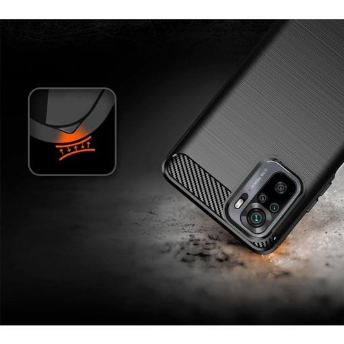 Carbon Case fleksibilna maskica za Xiaomi Redmi Note 10 / Redmi Note 10S slika 4