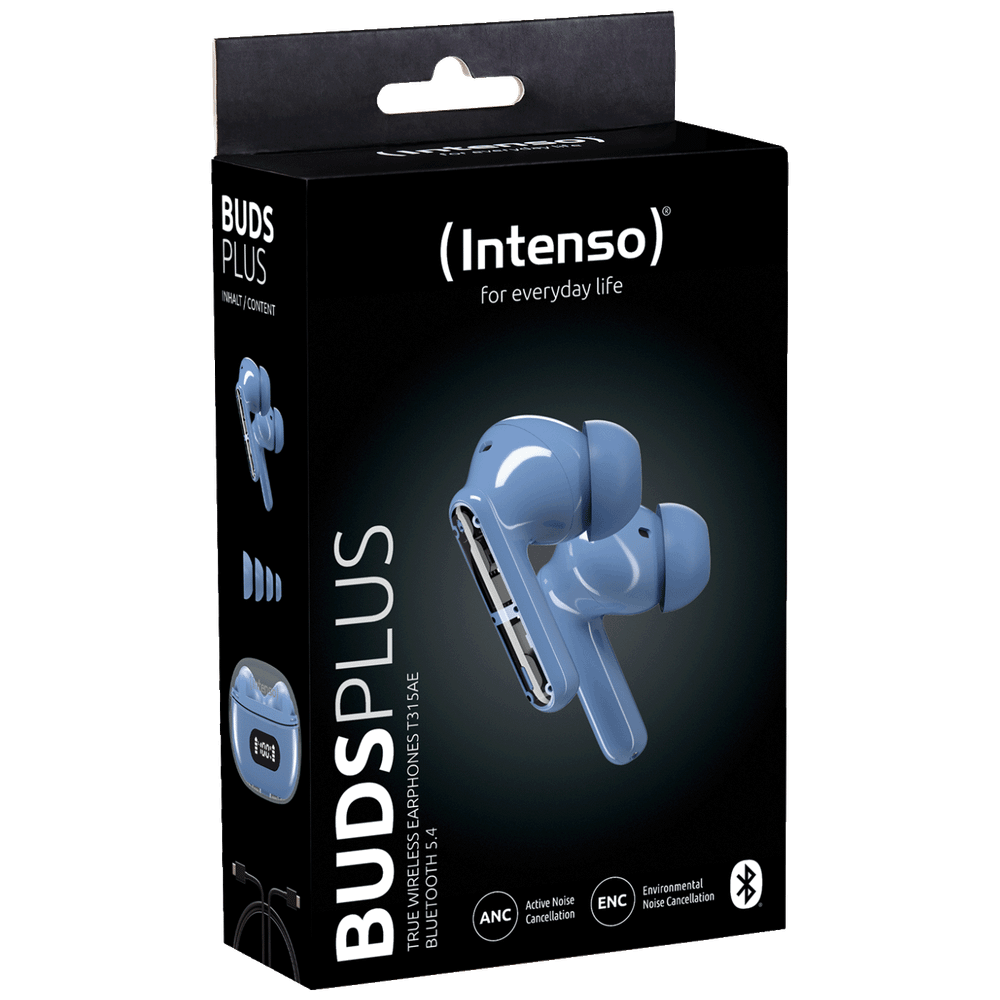 (Intenso) Slušalice bežične sa kutijicom za punjenje / Buds Plus T310AE, Blue slika 7