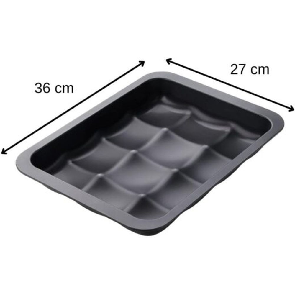 Zenker Kalup za hljeb 36x27x5 cm Black slika 4