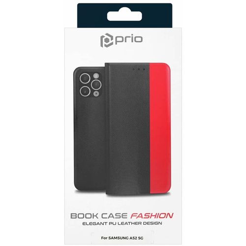 Prio Book Case Fashion torbica za Samsung A52/ A52S 5G/ A52 5G crno-crvena slika 5