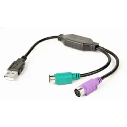 Adapter USB - 2 PS/2 CablExpert UAPS12-BK 30cm slika 1