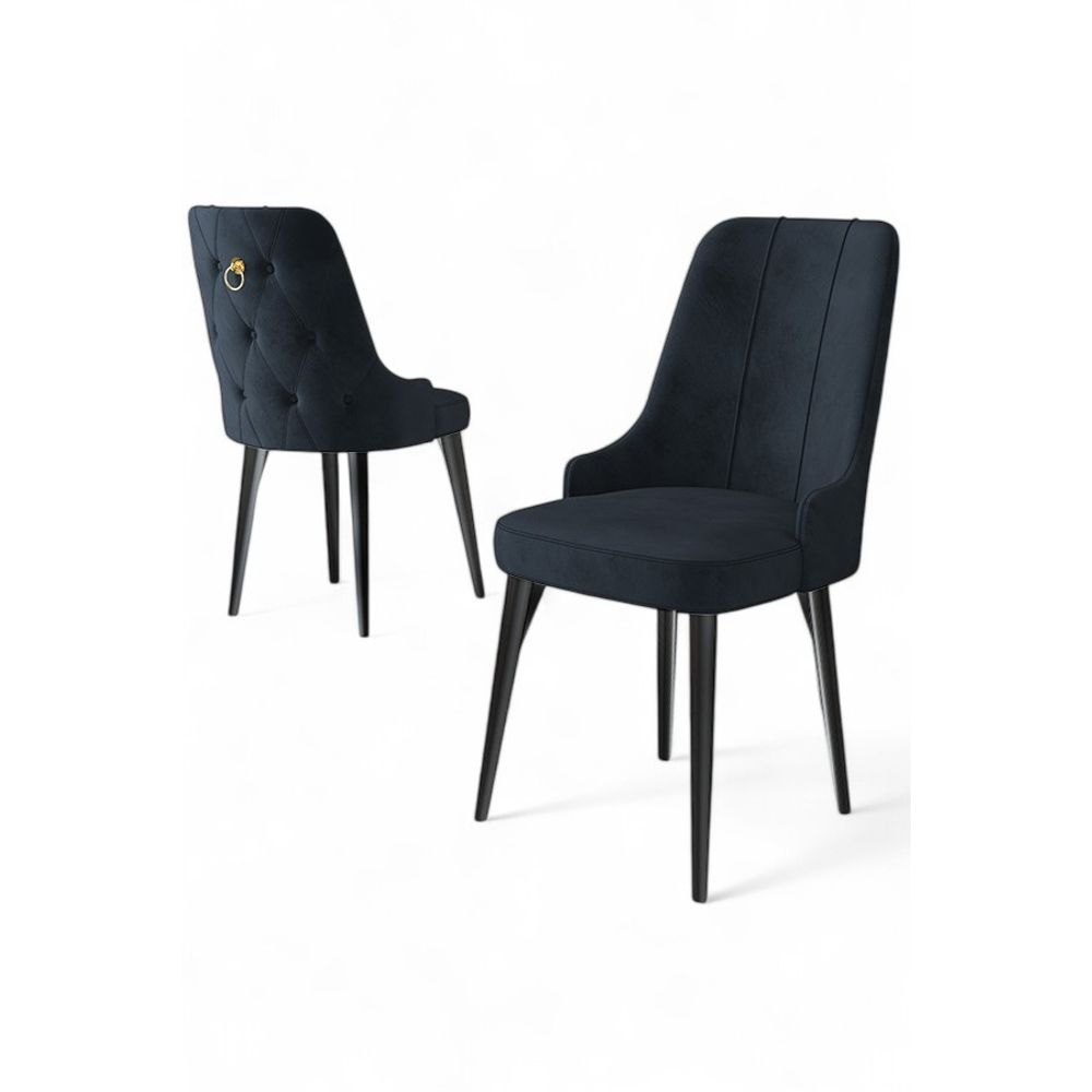 Newa - Set Crnih Stolica (2 Komada) slika 2