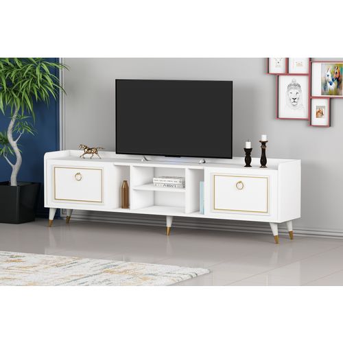 Rudy v2 - White, Gold White
Gold TV Stand slika 3