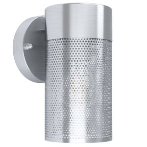Eglo zidna rasvjeta fantecolo e27 1x28w nehrđajući čelik/prozirno v:200mm