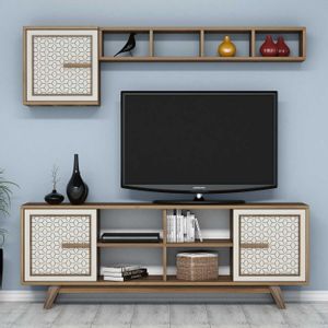 Ayla - Walnut, Cream Walnut
Cream TV Unit