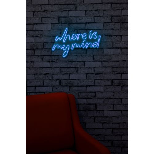 Wallity Ukrasna plastična LED rasvjeta, Where Is My Mind - Blue slika 3