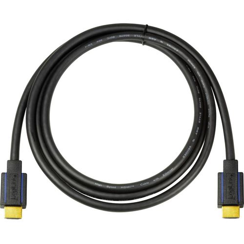 LogiLink HDMI priključni kabel HDMI A utikač, HDMI A utikač 7.50 m crna CHB007  HDMI kabel slika 2