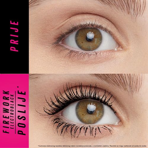 Maybelline New York Lash Sensational Firework Electroblack maskara slika 4