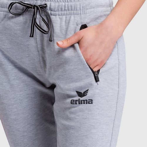 Ženska Trenirka Erima Essential Sweatpants Svijetlo Siva/Crna slika 4