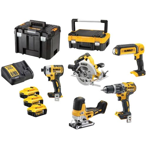 Dewalt DCK500P3T 5-dijelni set aku alata 18v 5.0ah + 2 kofera  slika 1