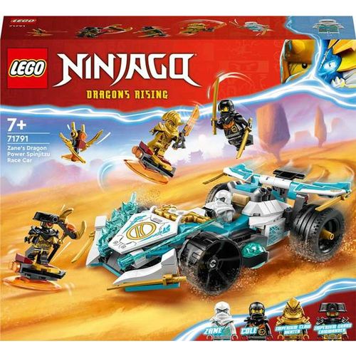 Igra Gradnje Lego Ninjago 71791 The Spinjitzu racing car: the power of the Zane Dragon Pisana slika 1