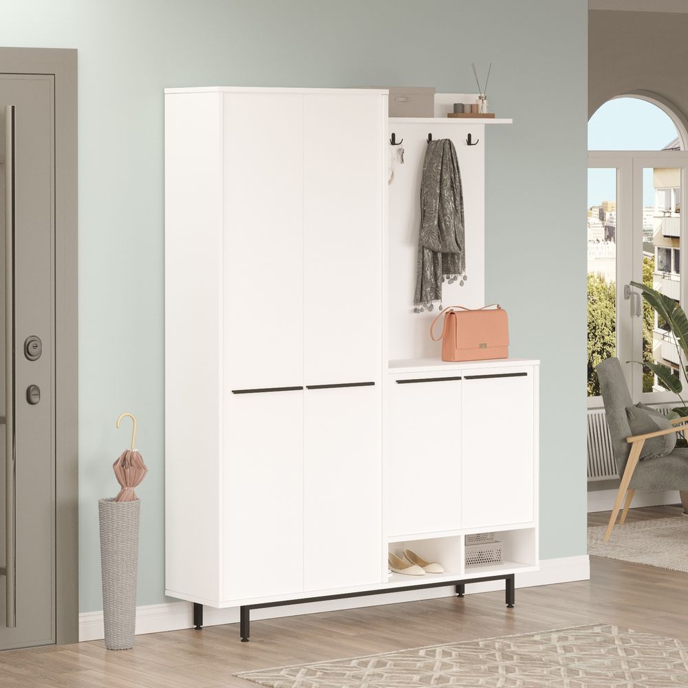 OS1-W Bijeli Predsoblje Ormar slika 2