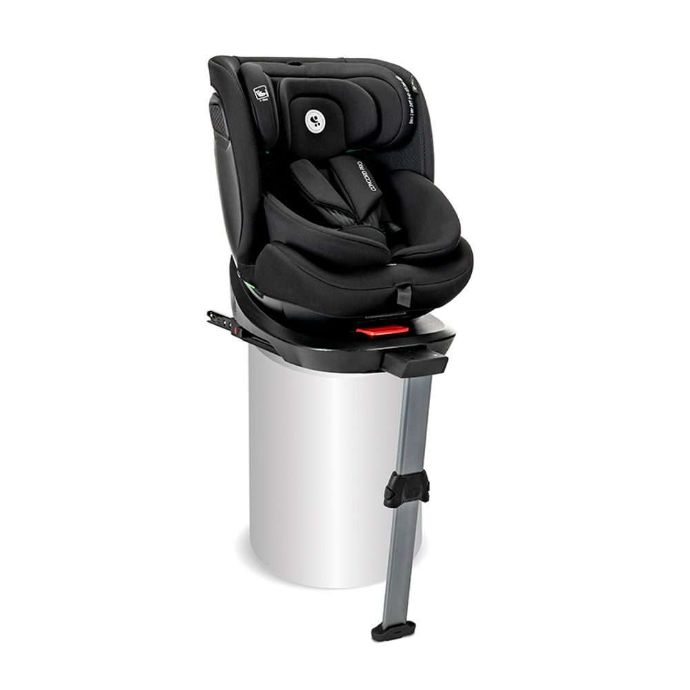 Lorelli Autosjedalica Concord Pro 360° i-Size 40-150 cm Isofix + Jastuk za putovanje, Black slika 4