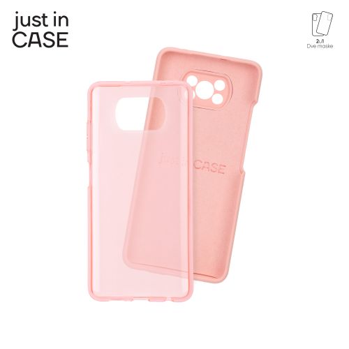 2u1 Extra case MIX paket PINK za Poco X3 Pro slika 1