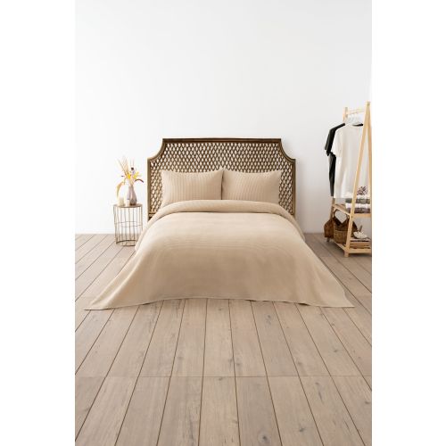 L'essential Maison Waffle - Beige Beige Double Pique slika 1