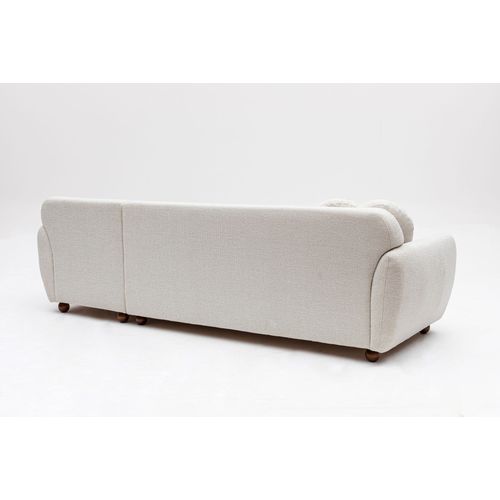 Atelier Del Sofa Kutna garnitura EDDY bijela lijevi kut, Eddy Corner Right (L3-CHL) - White slika 3