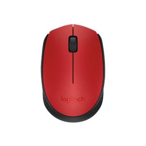 Logitech M171 Mouse Radio Optical Red, Black 3 Buttons 1000 dpi