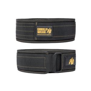 Gorilla Wear Najlonski pojas za dizanje tegova 10cm, Crno/Zlatni