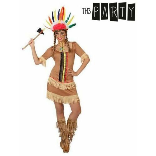Svečana odjeća za odrasle Th3 Party Smeđa Američki Indijanac (1 Dijelovi) M/L slika 1