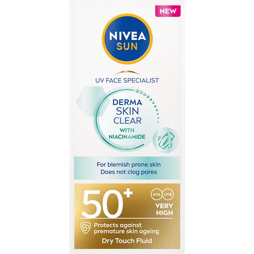 NIVEA SUN UV Face Specialist Derma Skin Clear ultra lagani fluid za zaštitu kože lica od sunca SPF50+ 40 ml slika 1