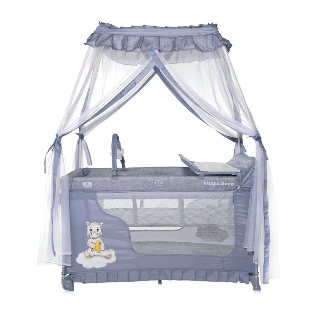 Lorelli Vikend krevetac Magic Sleep, Cool Grey Hippo slika 3