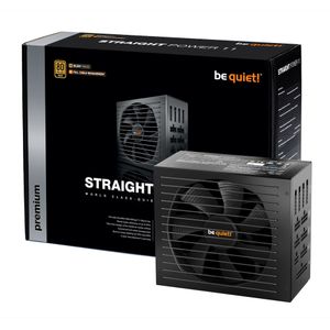 be quiet! BN337 STRAIGHT POWER 12 850W, 80 PLUS Platinum efficiency (up to 94%), Virtually inaudible Silent Wings 135mm fan, ATX 3.0 PSU with full support for PCIe 5.0 GPUs and GPUs with 6+2 pin connectors, One massive high-performance 12V-rail