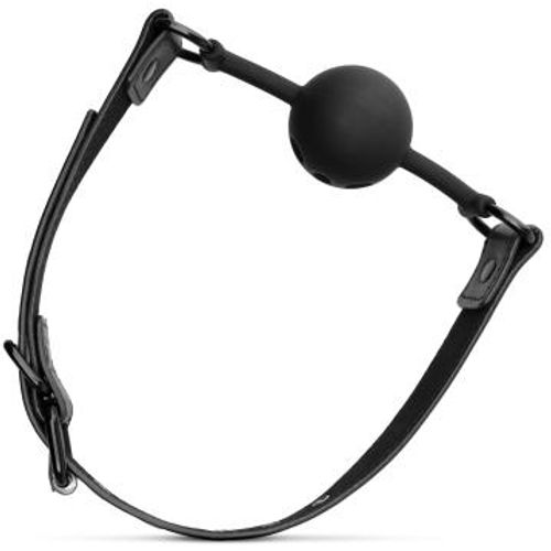 Breathable Silicone Ball Gag - Black slika 6