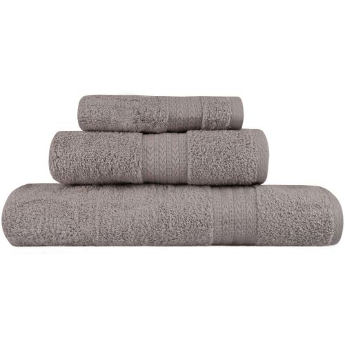 L'essential Maison Rainbow - Grey Grey Towel Set (3 Pieces) slika 2