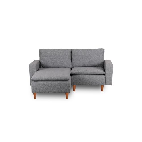 Atelier Del Sofa Kutna garnitura, Svijetlo siva, Lungo Mini - Light Grey slika 7