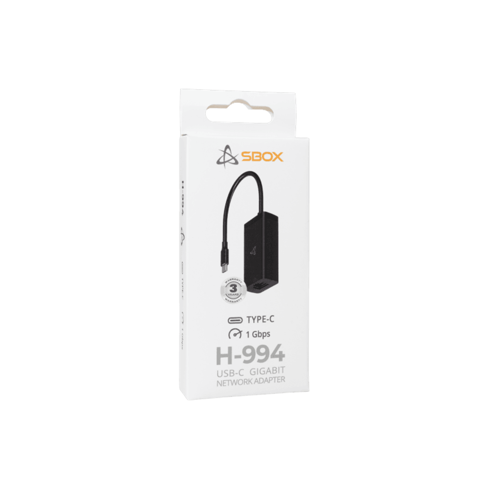 SBOX LAN adapter H-994 USB-C to Gigabit Ethernet slika 2