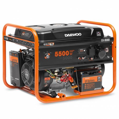 Daewoo Benzinski generator 5000W, 389CC, električni start slika 1