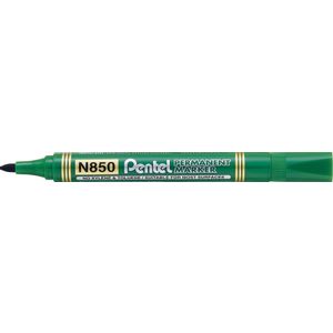 Marker permanentni PENTEL N850-D zeleni okrugli vrh, pakiranje 12/1