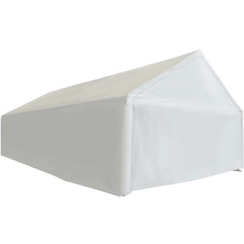 Skladišni šator od PE-a 5 x 10 m bijeli slika 40
