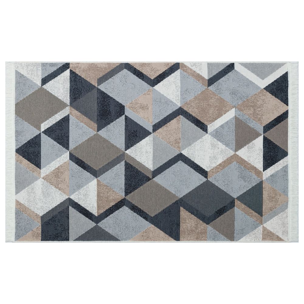 Elegantni Bež, Crni i Bijeli Tepih (160 x 230 cm) slika 6