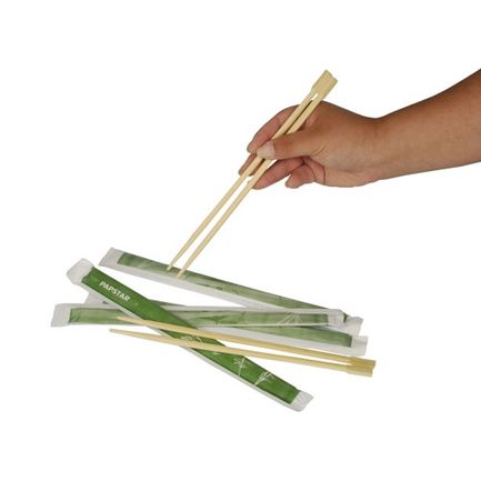 Papstar štapići za jelo, bambus, 23cm, 50 komada u pakiranju