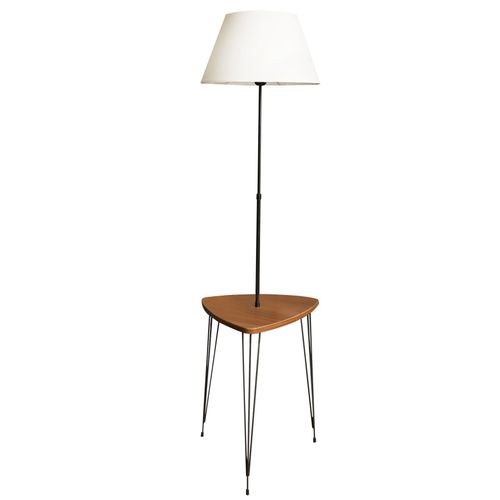 Opviq TM2002-02 Belo-Crna Podna Lampa slika 2