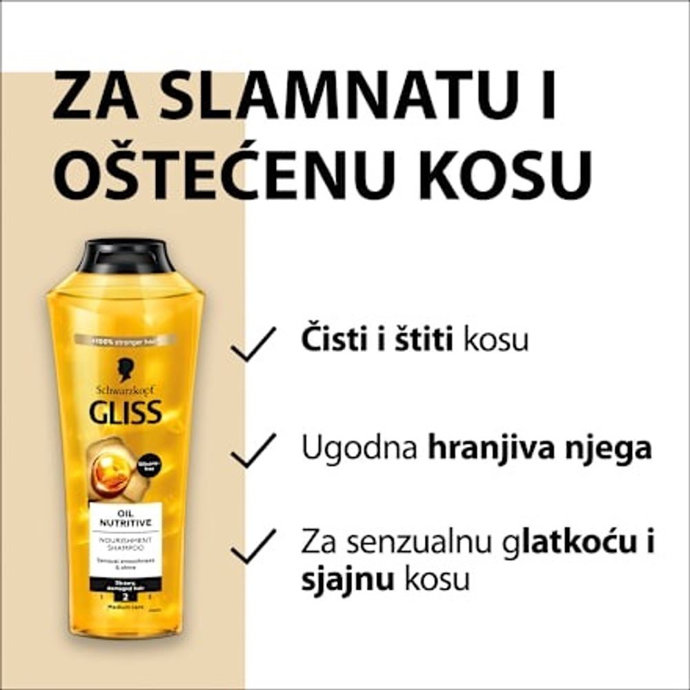 Gliss Nutritive preparation set za kosu slika 3