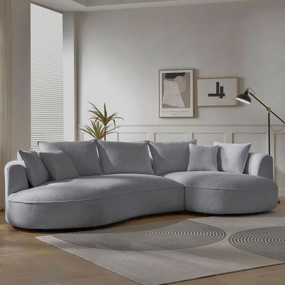 Ugaona Sofa Venedik Desna - Siva slika 1