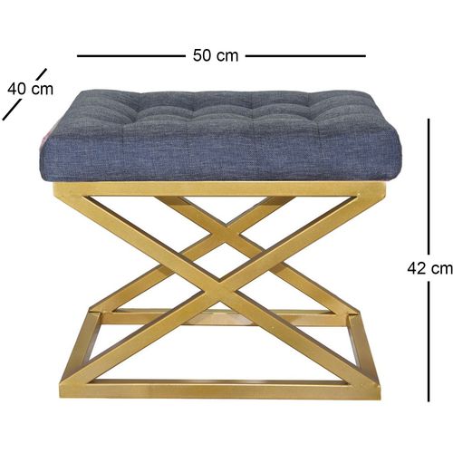 Capraz - Gold Gold
Blue Pouffe slika 2