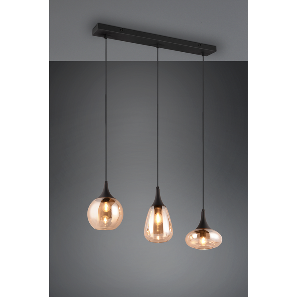 LUMINA-3 LUSTER AMBER 3XE14 slika 5