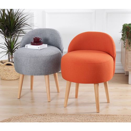 Corvile - Grey Grey Pouffe slika 5