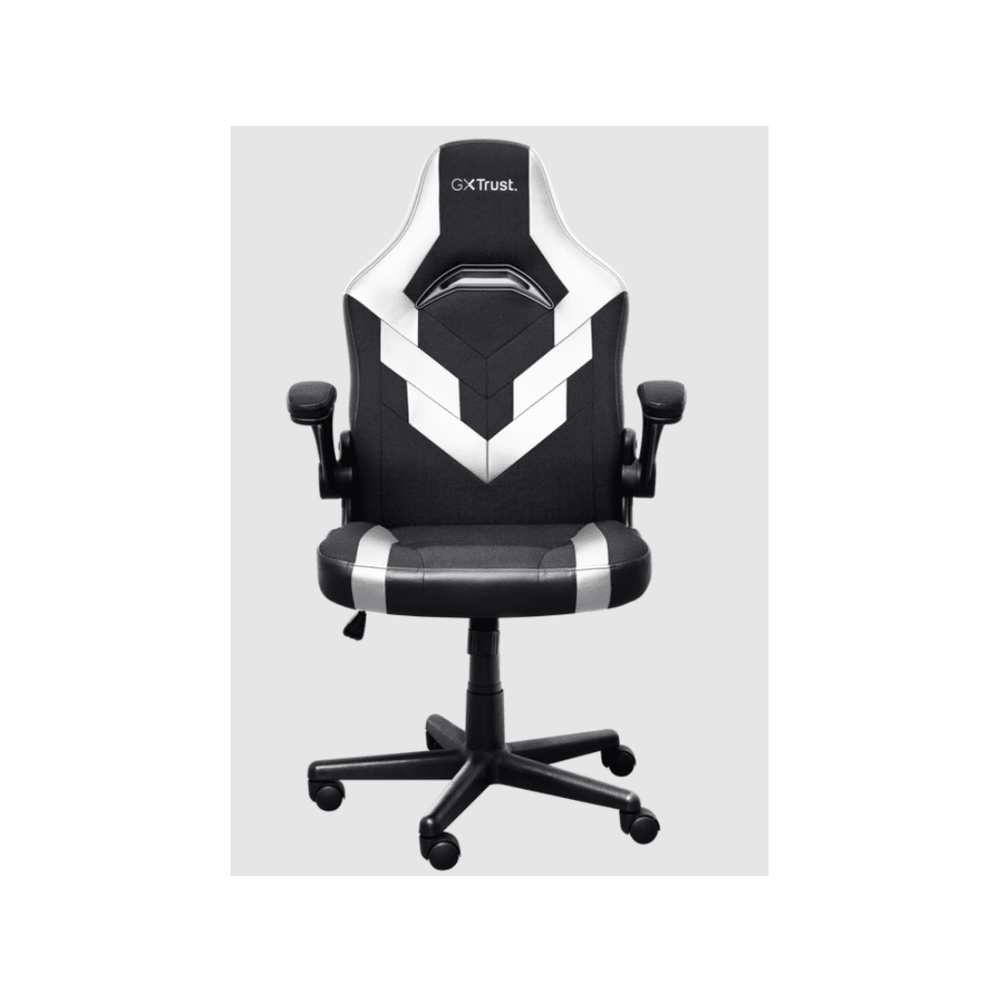 Trust GXT703W RIYE gamingstolica, crno- bijela boja slika 1