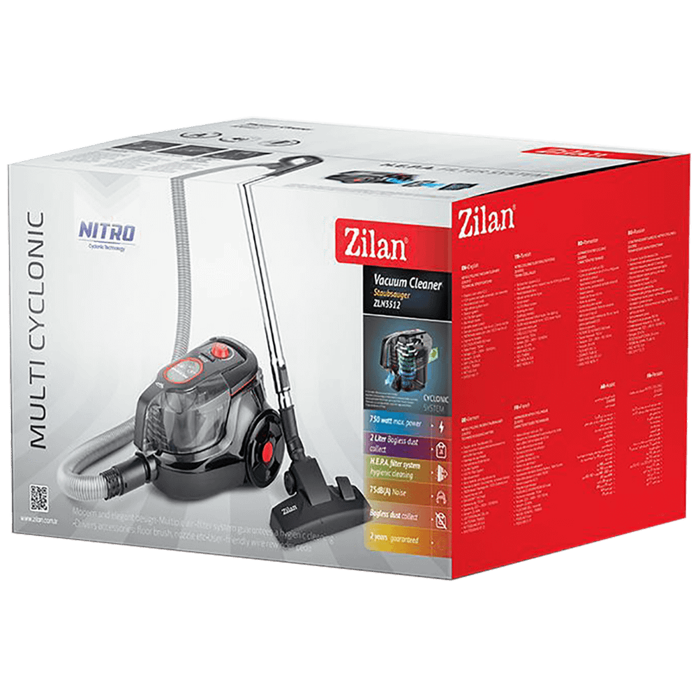 Zilan Usisavač sa posudom, 750/160 W, HEPA filter - ZLN3512 slika 2