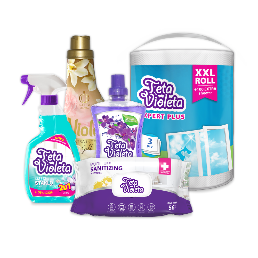 Violeta multipack za kućanstvo, za čišćenje XXL slika 1