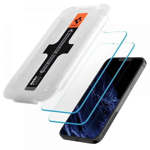 SPIGEN GLAS.TR EZ FIT ZAŠTITNO STAKLO 2 KOM ZA IPHONE 13 PRO MAX slika 2