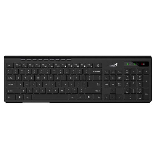 GENIUS SlimStar 7230 USB US wireless crna tastatura slika 1