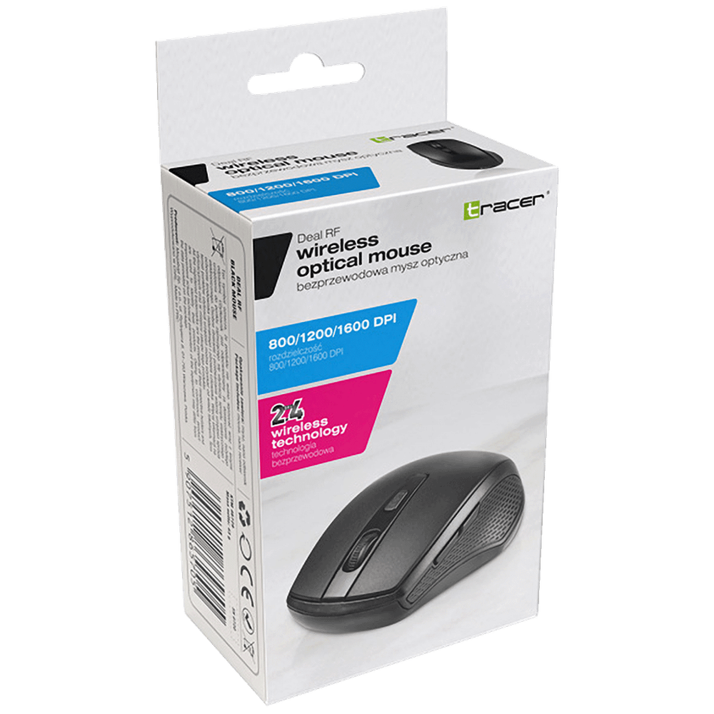 Tracer Miš bežični, 1600 dpi, 2.4 GHz, USB nano, Plug&amp;Play - MOUSE DEAL RF NANO USB slika 4